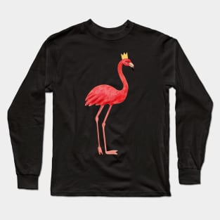 flamingo king Long Sleeve T-Shirt